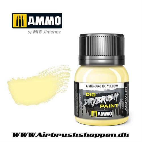 AMIG 640 DRYBRUSH Ice Yellow  40 ml. AMIG0640